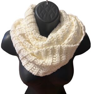Victoria's Secret Cream Knit Infinity Scarf